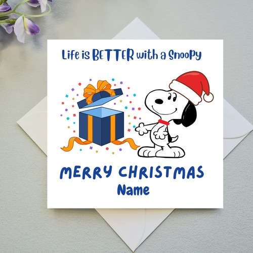 Personalized christmas card - personalized,