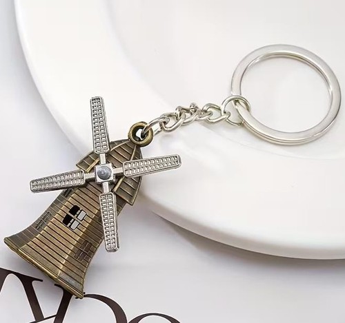 Retro metal dutch windmill - retro,