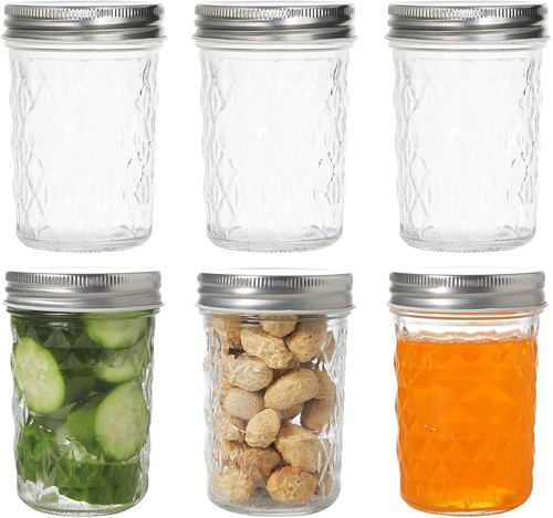 Mason jars pack 240ml - 8, 6