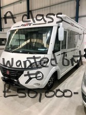 A class Motorhome wanted
