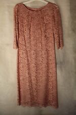 Kate Cooper 10, lace, light pink short sleeve races/ wedding occasion dress