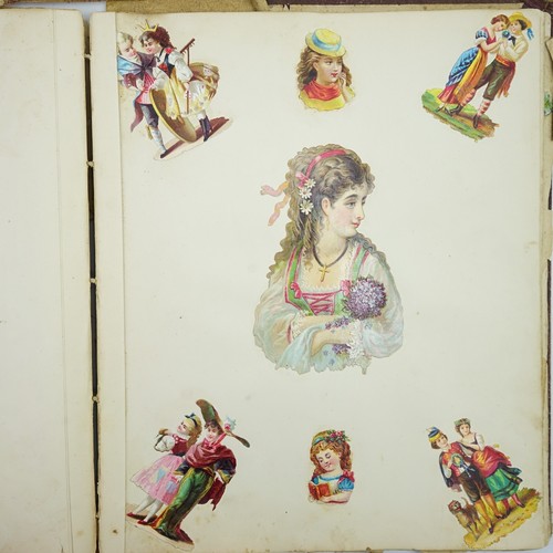 Victorian scrapbook c1878 - victorian, scrapbook.
