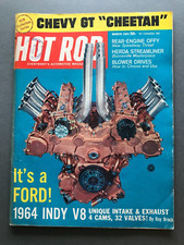 1964 HOT ROD Magazine Durability Run Cheetah Prowler Chrysler's Rallywagons