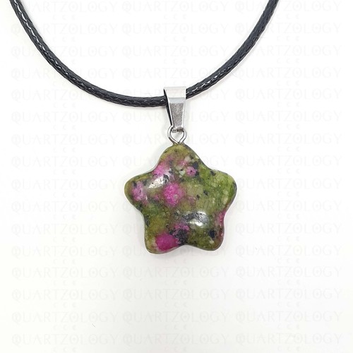Star necklace crystal pendant - star,