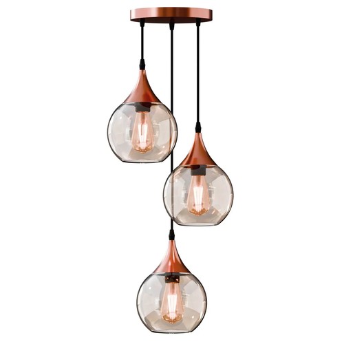 Way hanging glass pendant - 3,
