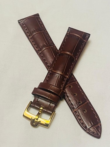 18mm omega brown leather watch - 18mm,