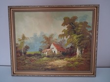 Vintage Oil Painting Signed
