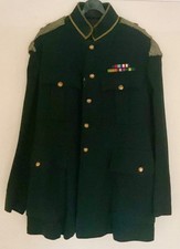 Vintage British Army No. 1 Officers Dress Uniform Tunic with Chainmail Epaulets
