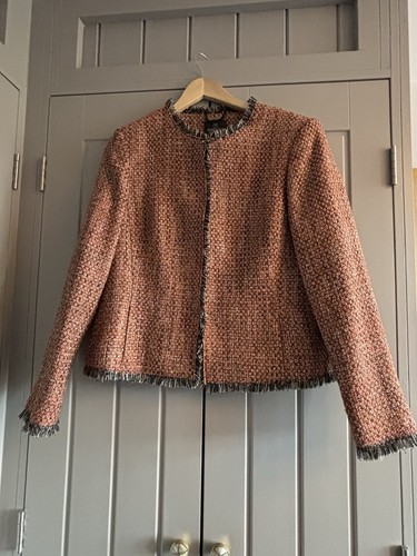 Madeleine orange grey tweed - orange,