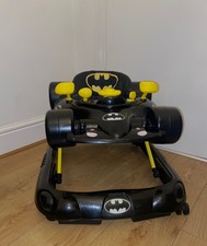 KidsEmbrace Batman Batmobile Baby Walker – Lights & Music, 3-Height Seat