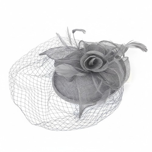 Women veil fascinator hat - fascinator,