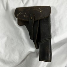 WWII German Hi Power Browning P38 Holster Leather Original Star