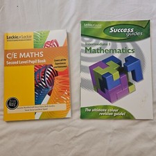 Leckie CfE Maths Intermediate 1 Exams Workbook Study 10-13 Second Level Bundle