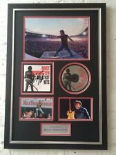 Bruce Springsteen FRAMED Autograph GENUINE Hand Signed AFTAL COA (C)