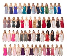 Ladies sexy satin chemise - ladies,