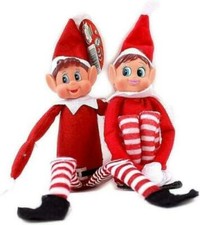 2 x Naughty Elf Dolls