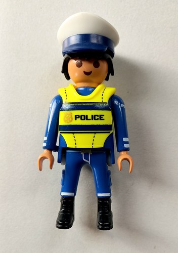 Playmobil police man figure - police,