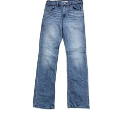 Levis Signature Jeans W30 L32 Mens Light Blue Bootcut Fit Stretch Denim