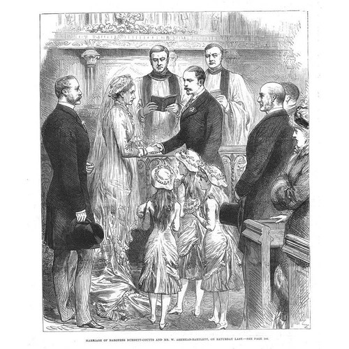 Marriage baroness burdett - of,