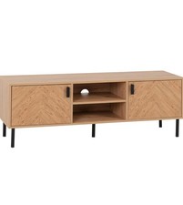 Beautiful Oak Effect Leon TV