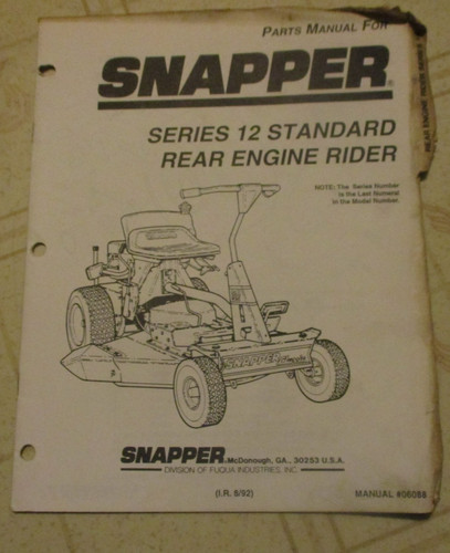 Snapper series rear - snapper, 12