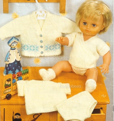 Knitting pattern dolls baby - pattern,
