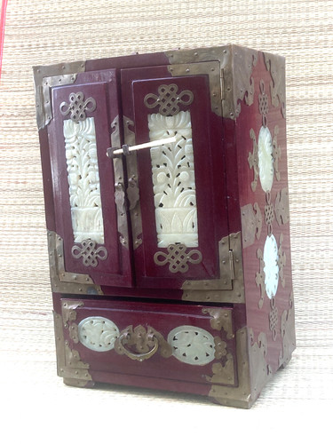Antique chinese jewelry box - jewelry,