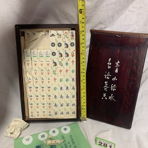 Mah jong set oriental - jong,