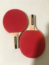 2 x Dunlop Official Mini Table Tennis Rackets Small Table Rackets Ping Pong Good
