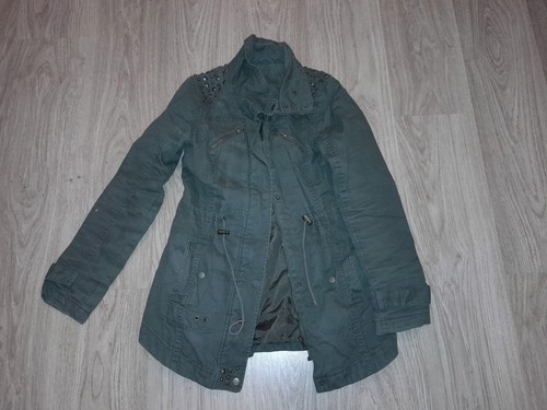 Size khaki green coat - khaki,