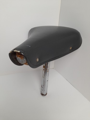 Vintage bicycle saddle - bicycle,