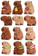NEW 9" 10" 12" ECO EARTH CAPYBARA PLUSH TOYS CAPYBARAS WITH BACKPACK SOFT TOY