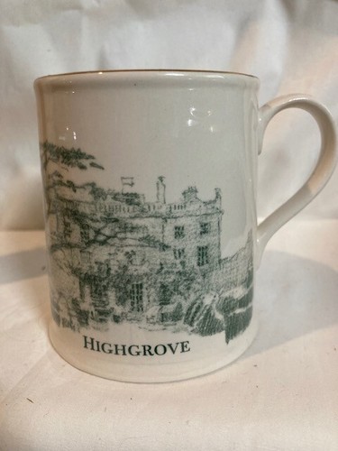 Highgrove mug green detailing - highgrove, mug,