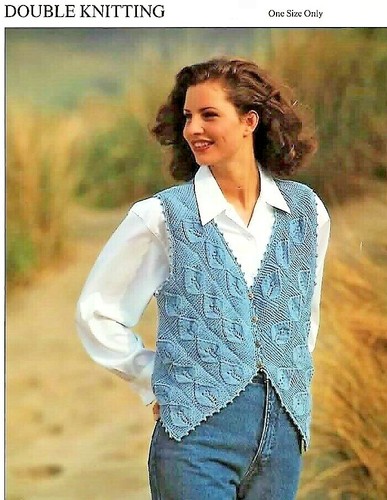 186 lady motif waistcoat - #186, lady's