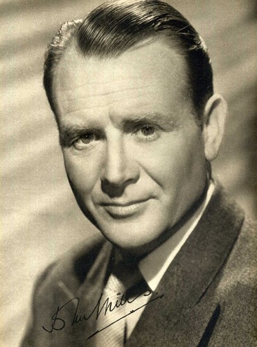 John mills signed - photograph,