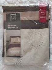 TU Sainsbury King Size Duvet Cover With Embroidery Brand New. NO PILLOW CASES