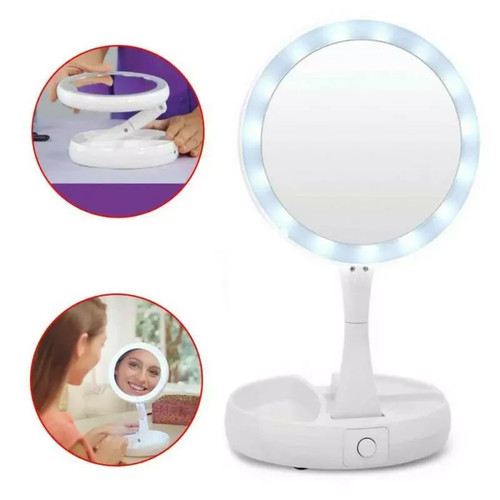 Folding led makeup - makeup, mirror