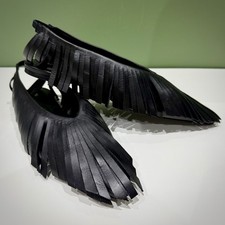 Cos Womens Shoes size 39 UK 6 -  TASSELLED LEATHER SLINGBACK BALLET FLATS