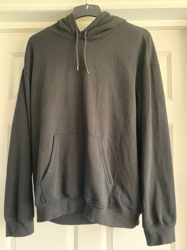 Relaxed fit black hoodie - relaxed,