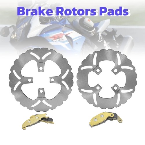 Front rear brake rotors pads - rear,