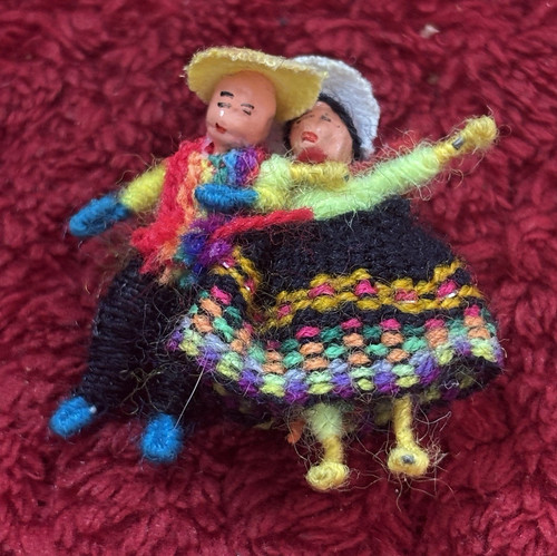Vintage handmade folk dancing - ,
