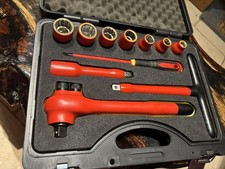 New Bahco 7811dmv Insulated Socket Ratchet Set Electricians Tool WERA SNAP ON