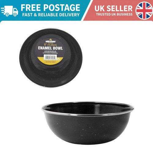 Milestone black enamel camping - milestone,