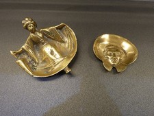 2 x Vintage Brass Trinket