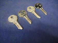 4 x JMA YALE YA-7D Key Blank for Cylinder Front Door/Patio Lock Silver Finish