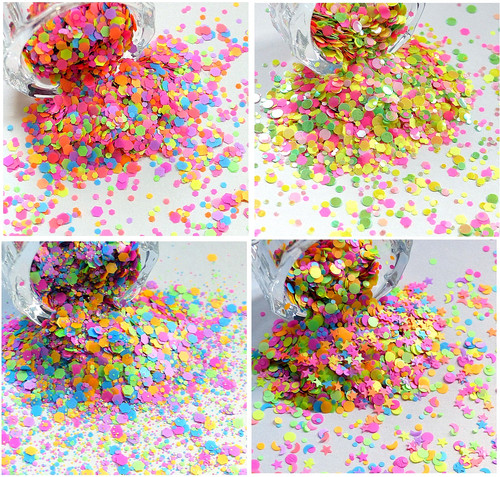 Nail art glitter bag - art,