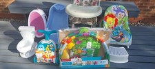 Job Lot, Toilet Bath Baby Swinging Chair Bouncer Toy Toddler Foot Stool Baby