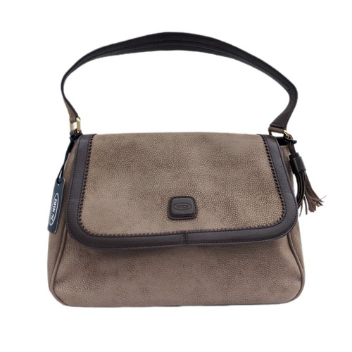 Bric grey leather - bric's, handbag