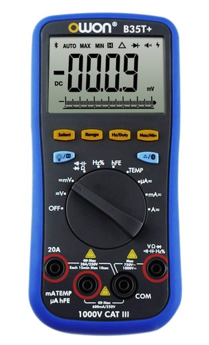 Owon b35t datalogger - true, rms