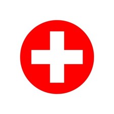 Red Cross Iron on Print